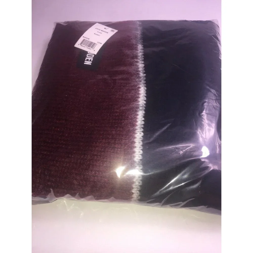 Steve Madden Striped Brushed Scarf